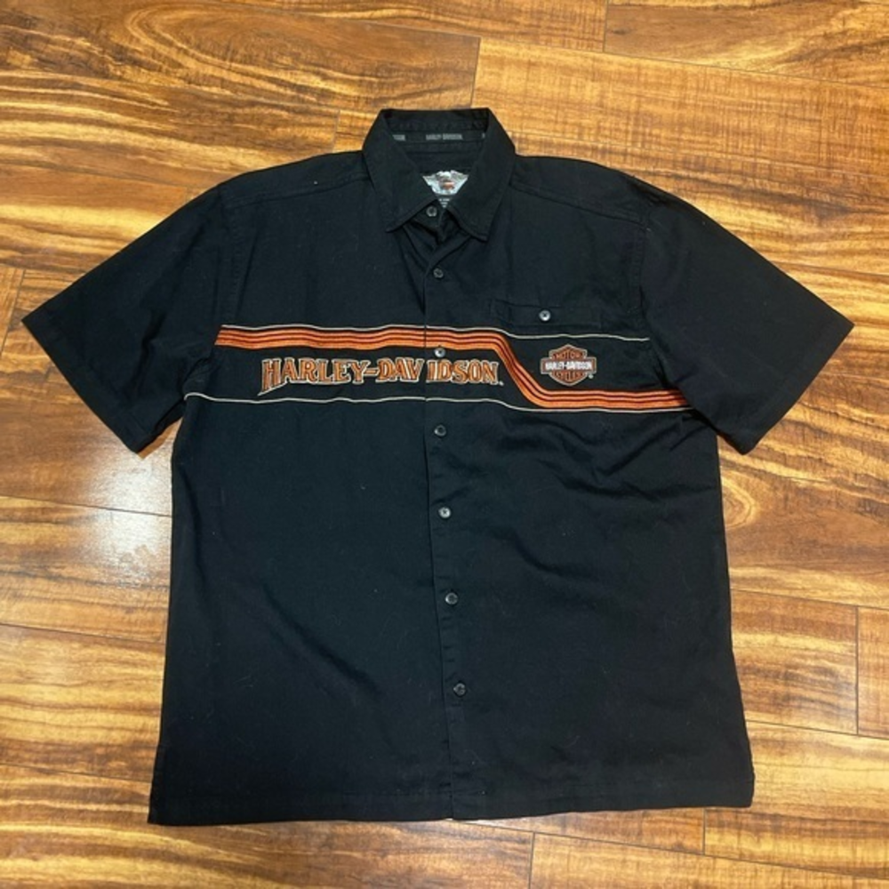 Harley‎ Davidson Men's Garage Motorcycle Work Shirt